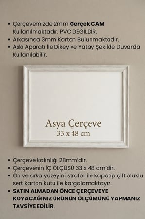 33 x 48 cm Londra Model Antik Desenli Camlı Oda Mutfak Salon Koridor Avukat Ruhsatnamesi Poster ve Resim Çerçevesi