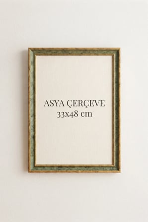 33 x 48 cm Londra Model Antik Desenli Camlı Oda Mutfak Salon Koridor Avukat Ruhsatnamesi Poster ve Resim Çerçevesi
