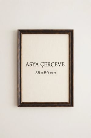 35 x 50 cm Londra Model Antik Desenli Camlı Oda Mutfak Salon Koridor Poster ve Resim Çerçevesi