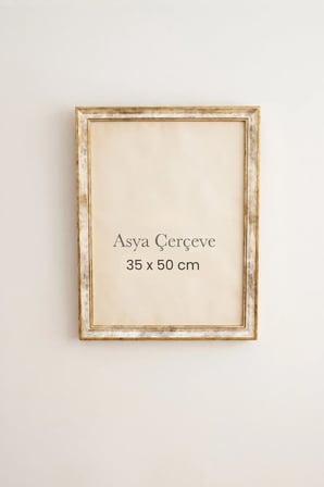 35 x 50 cm Londra Model Antik Desenli Camlı Oda Mutfak Salon Koridor Poster ve Resim Çerçevesi