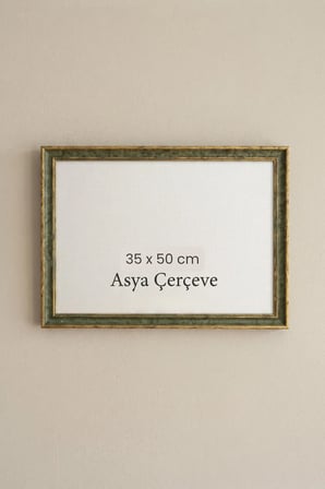 35 x 50 cm Londra Model Antik Desenli Camlı Oda Mutfak Salon Koridor Poster ve Resim Çerçevesi