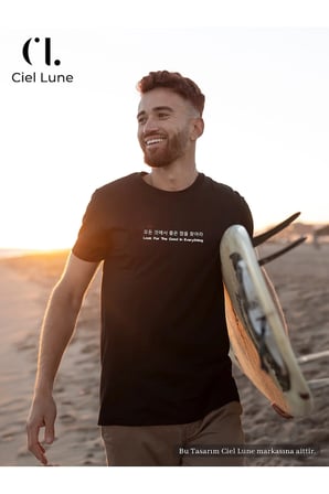 Nevermind unisex look for the good in everything - oversize Tişört