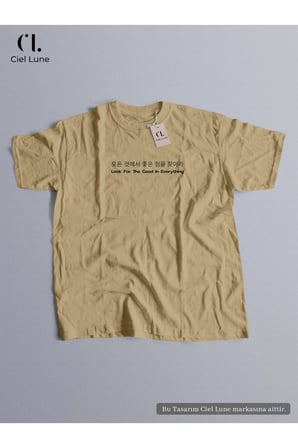 Nevermind unisex look for the good in everything - oversize Tişört