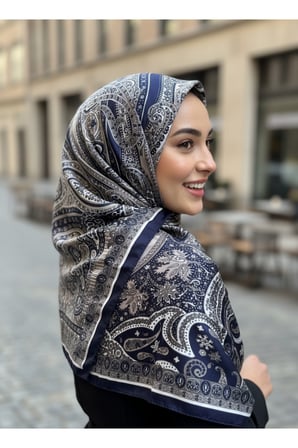 Etnik Paisley Desenli Günlük Zarif Şal