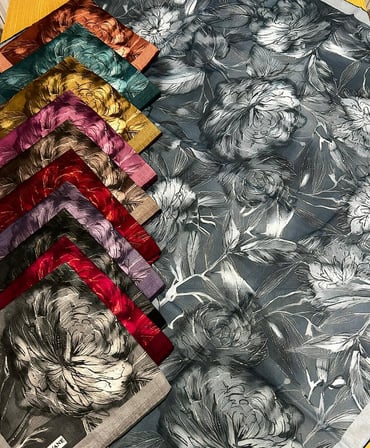 Siyane Scarf Lotus Desen Eşarp 01
