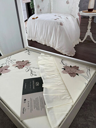 Capital Home NAKIŞLI FIRFIRLI NEVRESİM TAKIMI ÇİFT KİŞİLİK