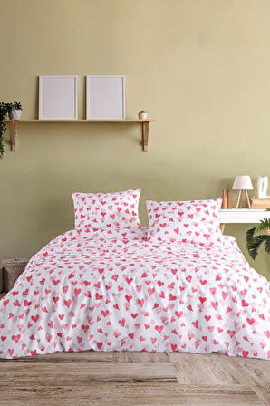 Love %100 Pamuk Çift Kişilik Nevresim Seti