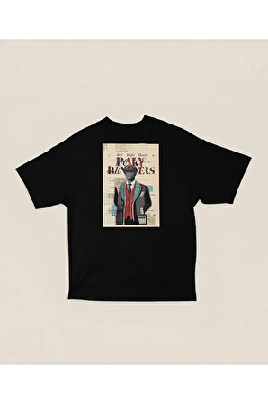 Red Right Hand Tasarım Peaky Blinders Baskılı Unisex Oversize Tişört