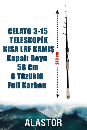 TELESKOPİK LRF SETİ METAL KAFA SET OLTA SETİ