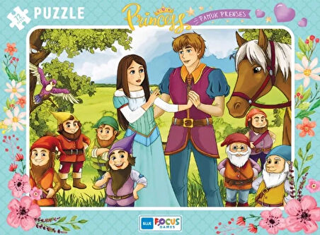 Blue Focus Princess Pamuk Prenses - Puzzle 72 ParÃ§a