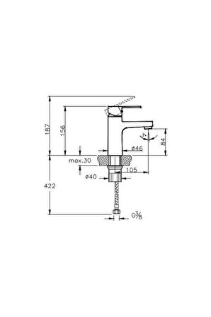 A42878 Nora S Lavabo Bataryası