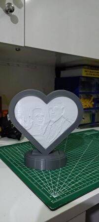 kişiye özel 3d fotoğraflı led ışıklı litofan lamba