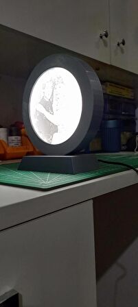 kişiye özel 3d led ışıklı litofan lamba