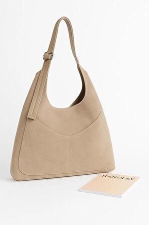 Soft Suede Comfort Hobo Omuz Çantası