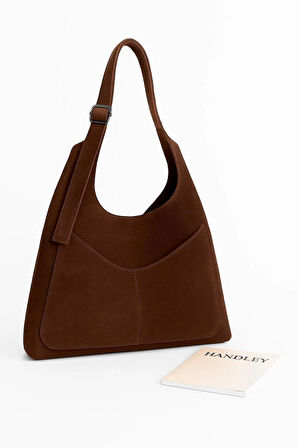 Soft Suede Comfort Hobo Omuz Çantası