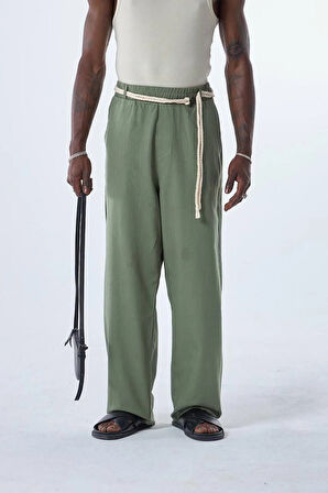 LULİKWEAR BELİ İPLİ KETEN PANTOLON 