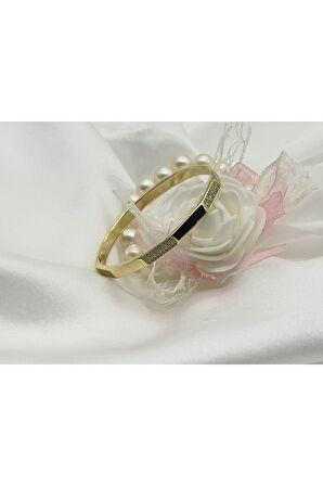 Xupıng Hidor 14 Ayar Renk Kadın Kelepçe/ Bilezik