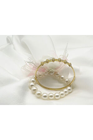 Xupıng 14 Ayar Renk Kadın Kelepçe/ Bilezik