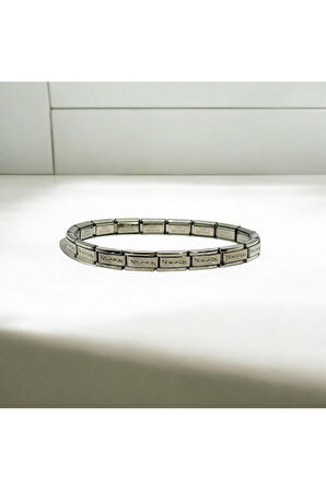 Paslanmaz Çelik İtalyan Charm Model Gümüş Renk