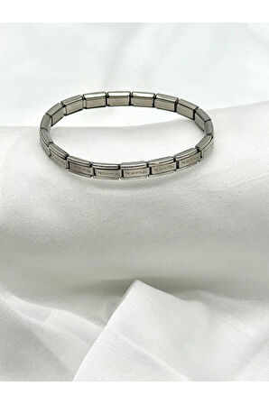 Paslanmaz Çelik İtalyan Charm Model Gümüş Renk