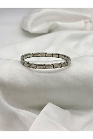 Paslanmaz Çelik İtalyan Charm Model Gümüş Renk