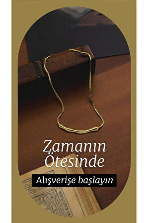 Köprücük Kemiği Kadın Kolye 316 Paslanmaz Çelik Gold Renk
