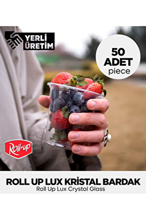 Roll Up Lux Kristal Bardak 50' Li