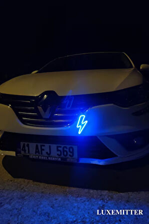 Şimşek Figür Neon LED Işıklı Araç Oto Aksesuar Lamba Aydınlatma Araba Modifiye Araç İçi & Dış Dekor Süsü