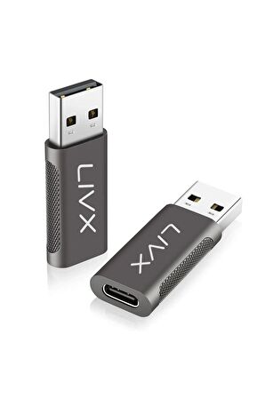 LivX Type C To Usb 3.0 Çevirici Dönüştürücü Otg Adaptör Ikili Paket Otgcf 2PAKET-OTGCF