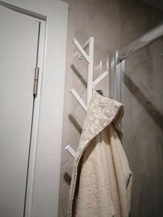 FİDAN Metal Antre Çanta ,Banyo Bornoz ve Havlu  Askılık (5 askılı- 50cm)
