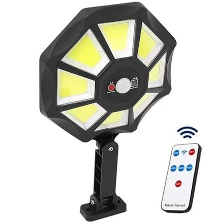 Zb-168B Kumandalı Sensörlü Beyaz Solar Aydınlatma