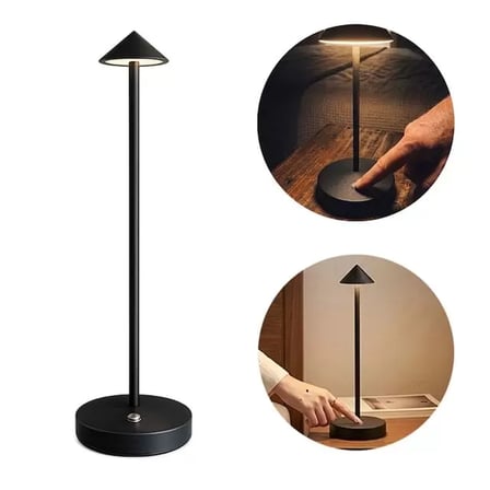 Pm-25831 Siyah Dokunmatik Edilebilir Led Gece Lambası