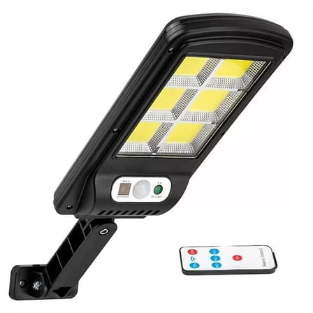 W756-6 Hareket Sensörlü 3 Modlu Uzaktan Kumandalı 6 Cob Ledli Solar Lamba