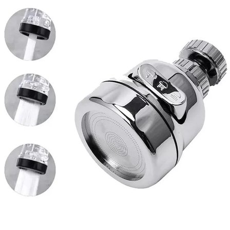 Sunup Sn-27115 3 Kademeli Tasarruflu Musluk Başlığı 360 Derece