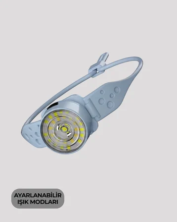 Led Kafa Lambası Kamp Yürüyüş Gece Kullanımı İçin Yeni Nesil