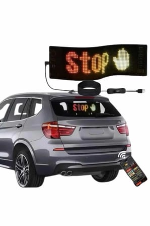 Digital Araba Yazısı Ekran Matrix Büyük Boy 16X96 Matrix Led Panel