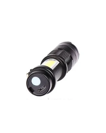 Taşınabilir Şarjlı Led Fener - 4 Modlu, 2000Lm, Ayarlanabilir Odak