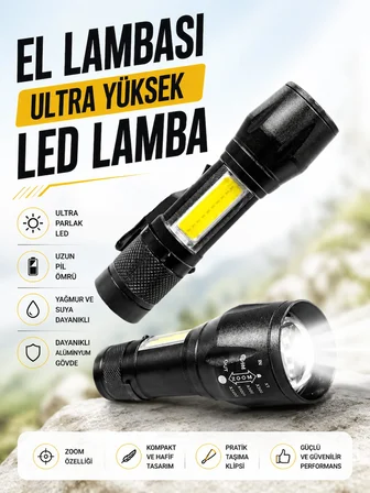 Hs-41 El Lambası Yüksek Led Lamba