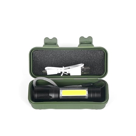 Mini Çok Güçlü Şarjlı El Feneri (Xpe-Cob Led ) Wt-030