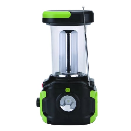 Gs-906 Bluetooth Radyo Usb Güneş Paneli Dahil Solar Enerjili Şarjlı Spot Fener