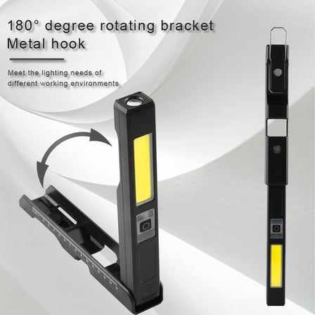 Gs-2070 30W Şarjlı Mıknatıslı Katlanabilir Led Çalışma Tamirci Feneri