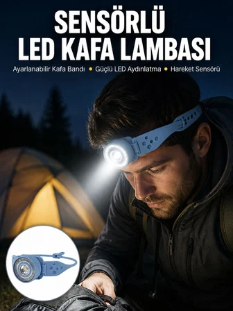 Uzun Pil Ömürlü Kamp Dağcılık Kafa Lambası Yeni Nesil