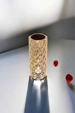 Kristal Dokunmatik Kumandalı Masa Gece Lambası