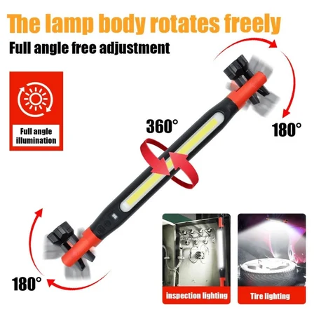 Gs-2080 40W 4000 Lümen Mıknatıslı Şarjlı Led Çalışma Tamir Lambası