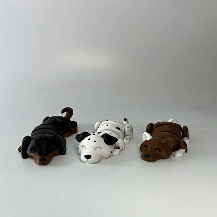 Sevimli Köpek Oyuncağı Üçlü Set