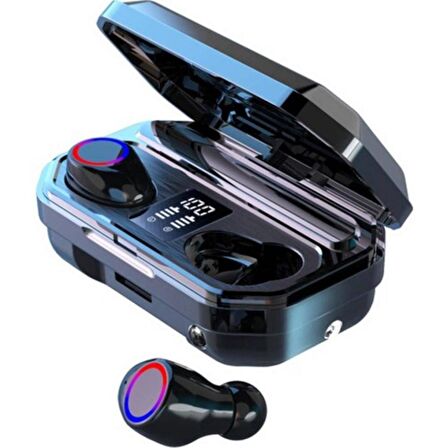M12 Bluetooh Kulaklık V5.0 Dijital Göstergeli Stereo Dokunmatik HD Ses