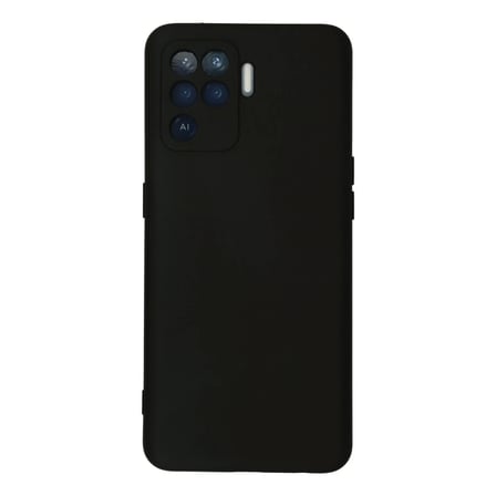 Reno 5 Lite Kılıf Nano Içi Kadife - Siyah