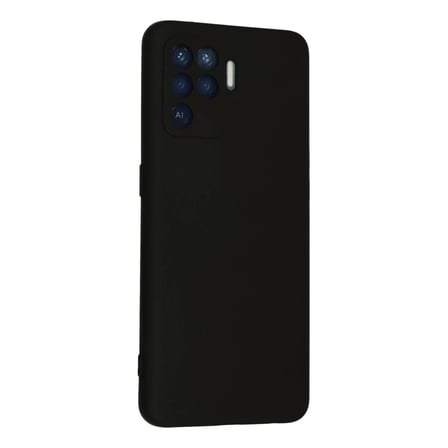 Reno 5 Lite Kılıf Nano Içi Kadife - Siyah