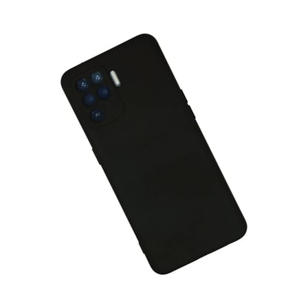 Reno 5 Lite Kılıf Nano Içi Kadife - Siyah