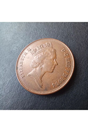 1994 Elizabeth two pence ça Eski yabancı madeni para